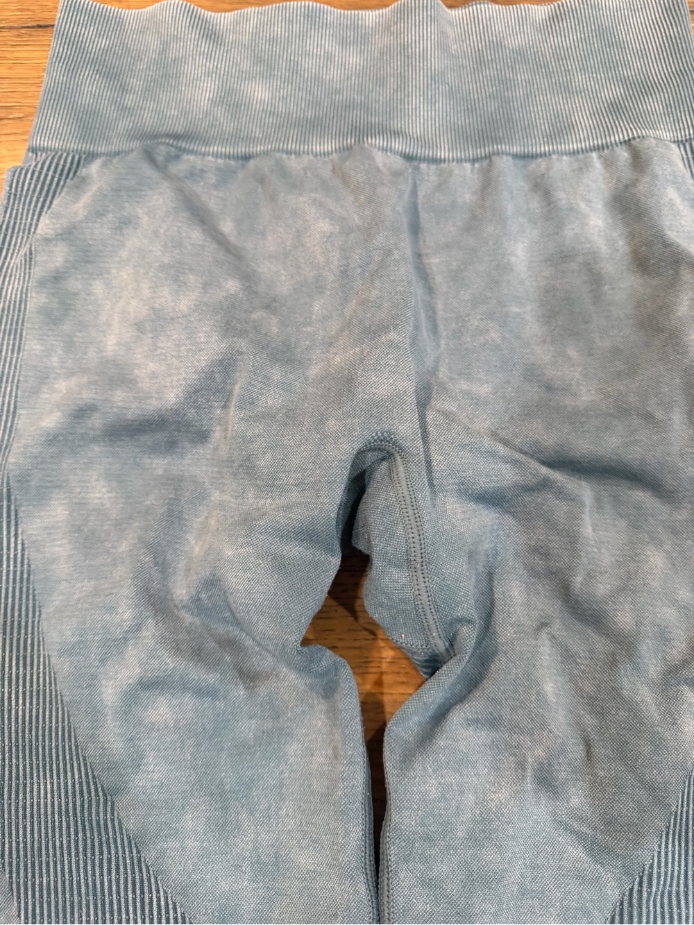 PINK Victoria's Secret Kids Seamless High-Waist Slate Gray Leggings - Picture 7 of 8